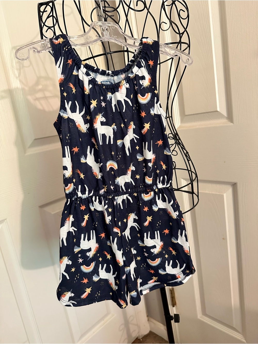 Girls Old Navy Unicorn Print Romper 4T